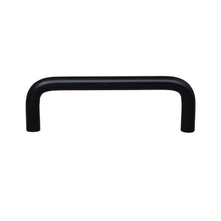 Crown 3-4/5" Wire Cabinet Pull with 3-1/2" Center to Center Matte Black Finish CHP354BK